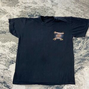 Harley Davidson Y2K T Shirt Sz L Graphic Jamaica Island Palm Beach Motorcycle